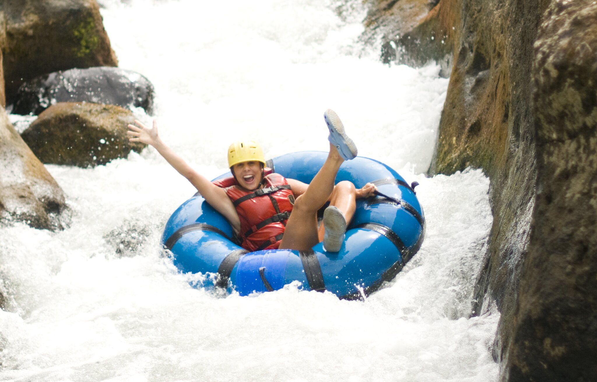 Wildwasser-Tubing